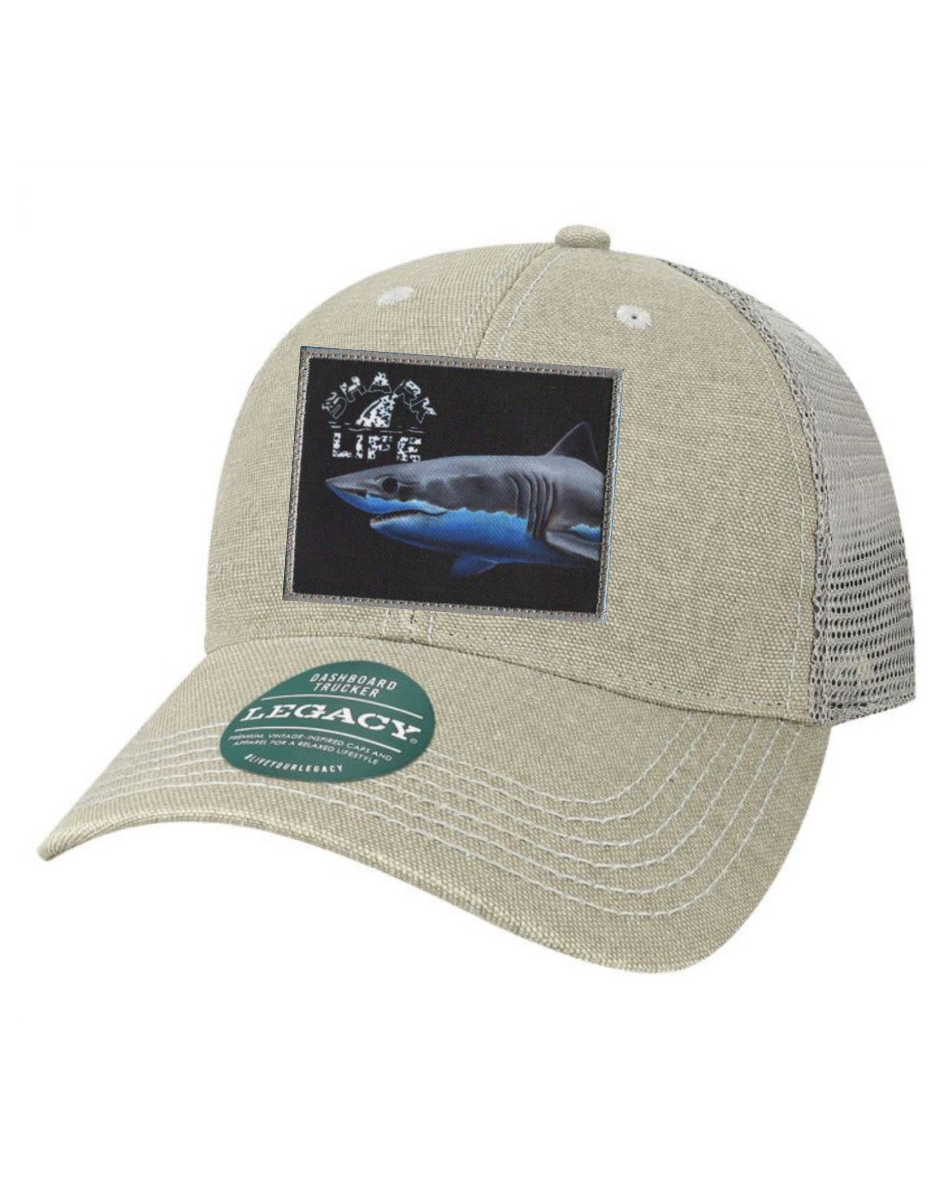 Legacy Trucker Great White – Shark Life Apparel