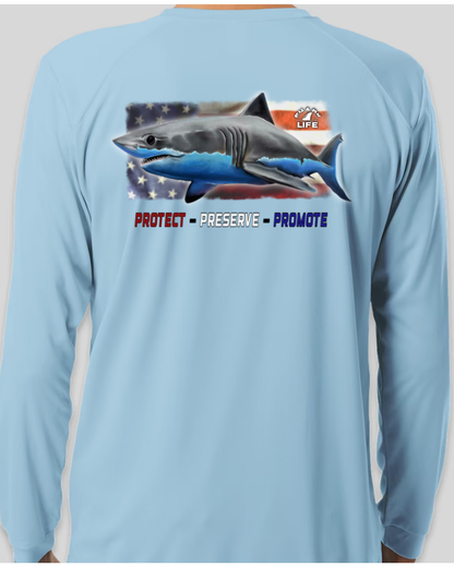 Great White Shark long sleeve