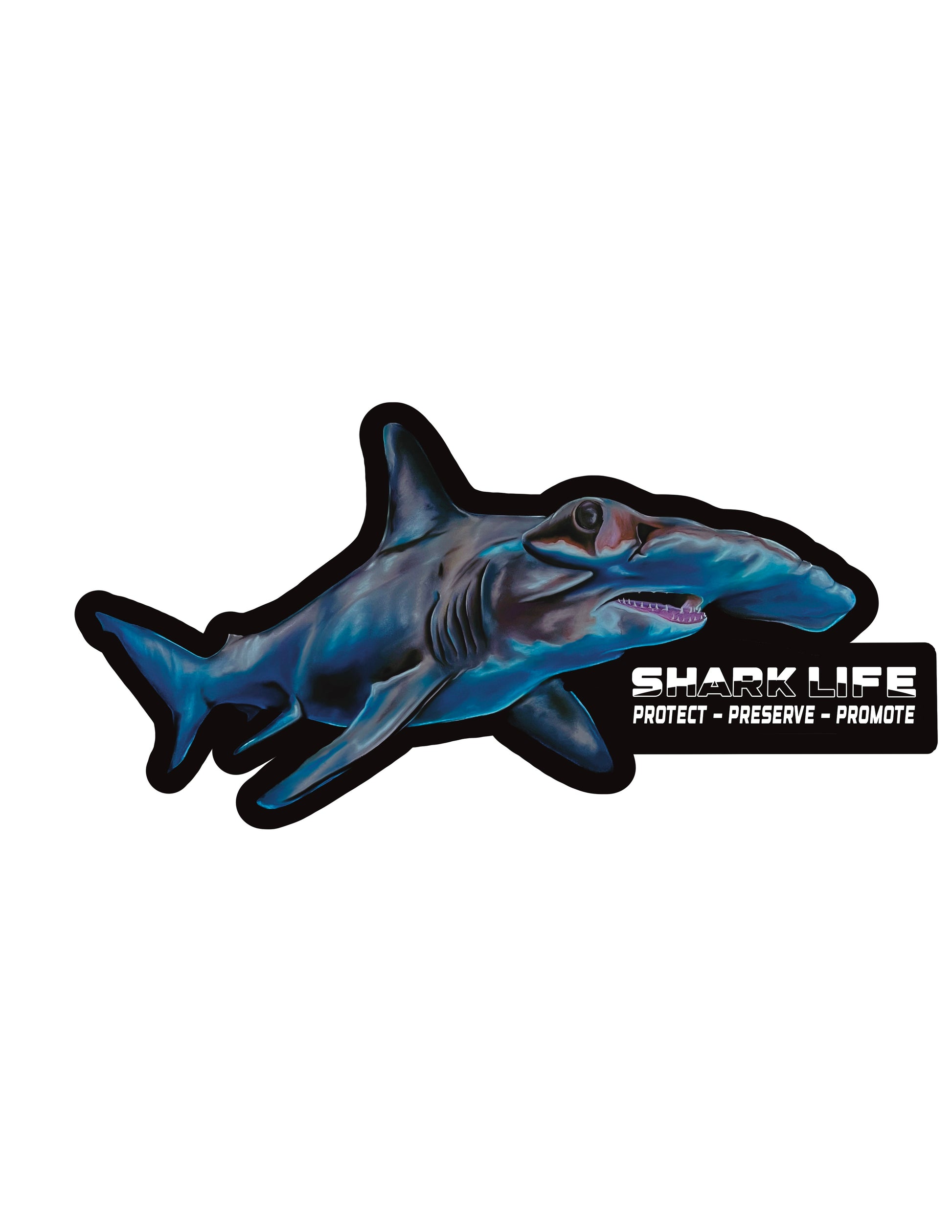 Die Cut Shark Sticker